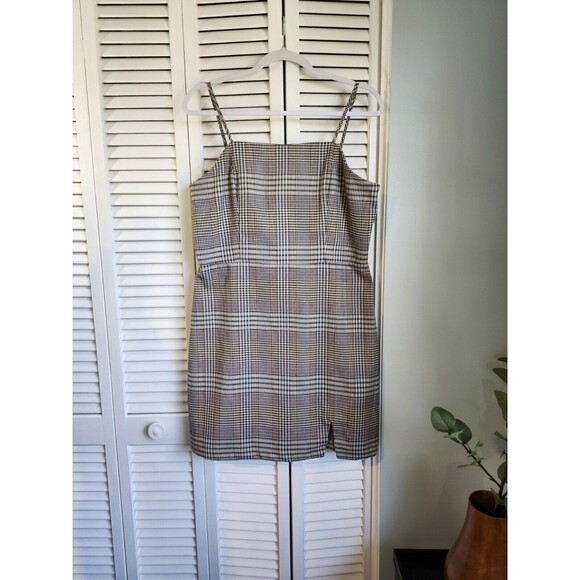 Gianni Bini Plaid Mini Dress XL NWT - Picture 1 of 12